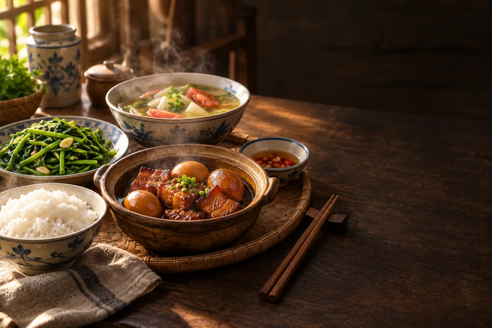 Trang chủ Bếp nhà Minh (ví dụ minh hoạ)